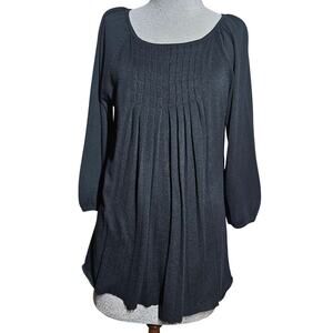 Black Cotton Blend Sweater Size Medium